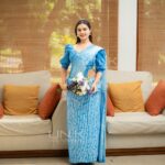 Handcrafted Cotton Batik Saree 2614 -Light Blue Saree