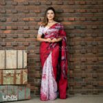 Modern Handcrafted Batik Saree E2825