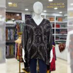 Silk Batik Poncho Top - BP02
