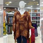 Silk Batik Poncho Top - BP04