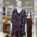 Silk Batik Poncho Top - BP05