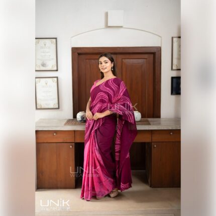 Modern Handcrafted Batik Saree 2557
