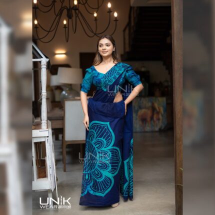 Modern Handcrafted Batik Saree 2586